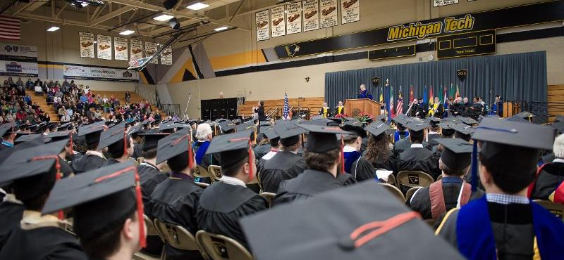 Huskies Awarded Degrees at Fall Commencement