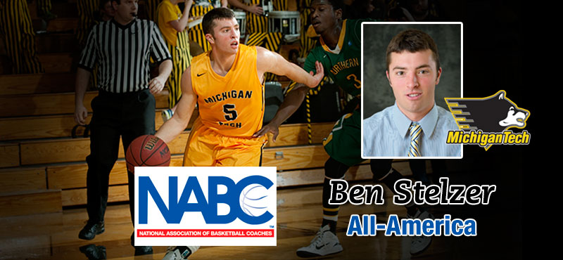 Stelzer Earns NABC All-America Honors; Invited to All-Star Game