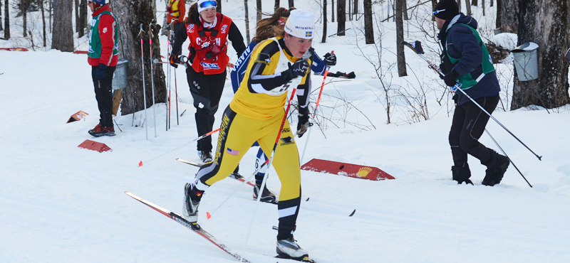 Hedblom Leads Junior Skiers in Freestyle