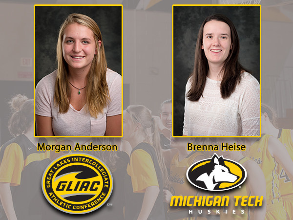 Anderson and Heise Chosen for All-GLIAC Honors