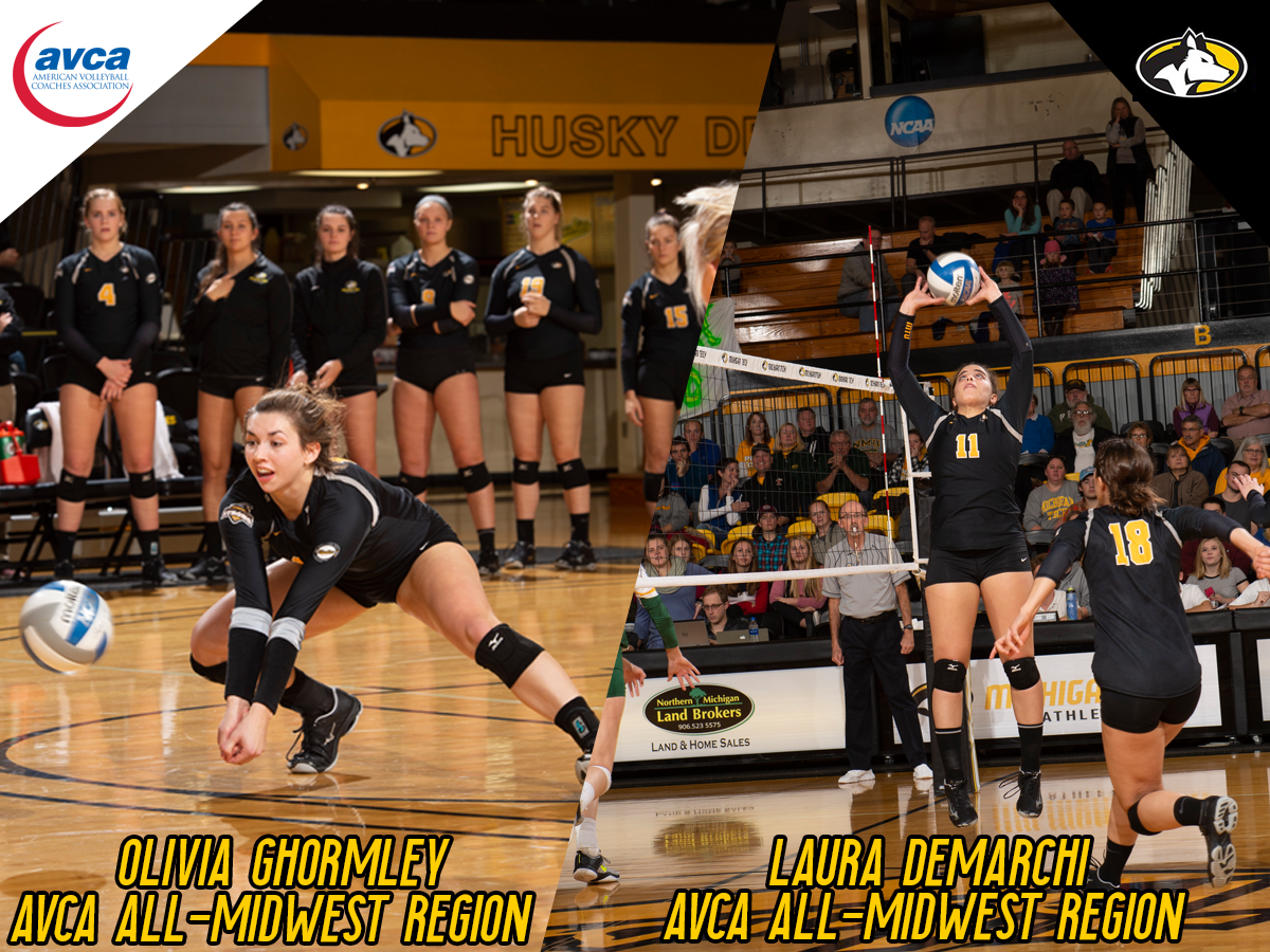 DeMarchi, Ghormley Named AVCA All-Midwest Region
