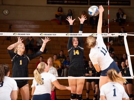 Tech defeats Northwood in five; Clinches #2 Seed in GLIAC Tournament