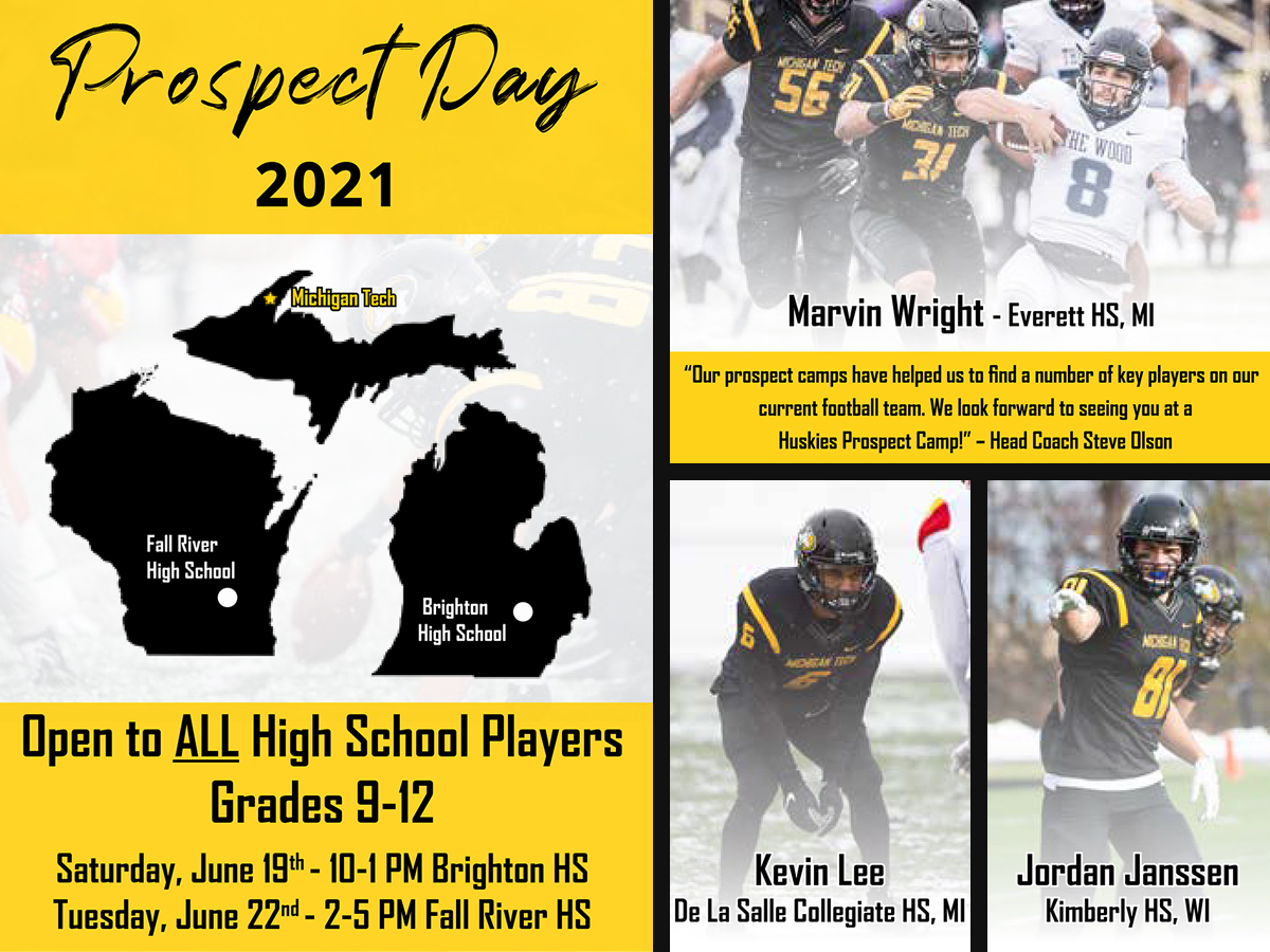 2021 Michigan Tech Football Prospect Day