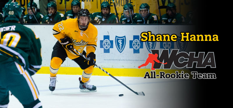 Hanna Named to WCHA All-Rookie Team; 11 Earn All-Academic