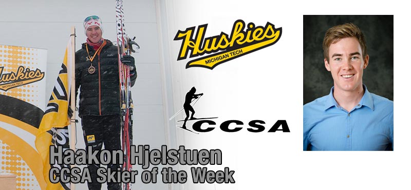 Hjelstuen Earns CCSA Skier of the Week Honors