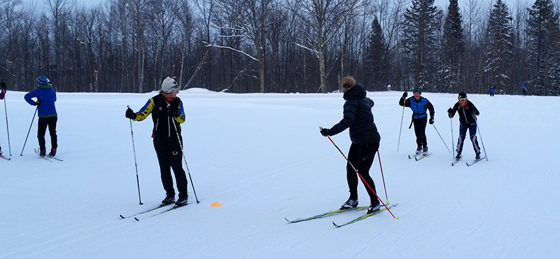 Tech Skiers Host Local Youth for Training Session