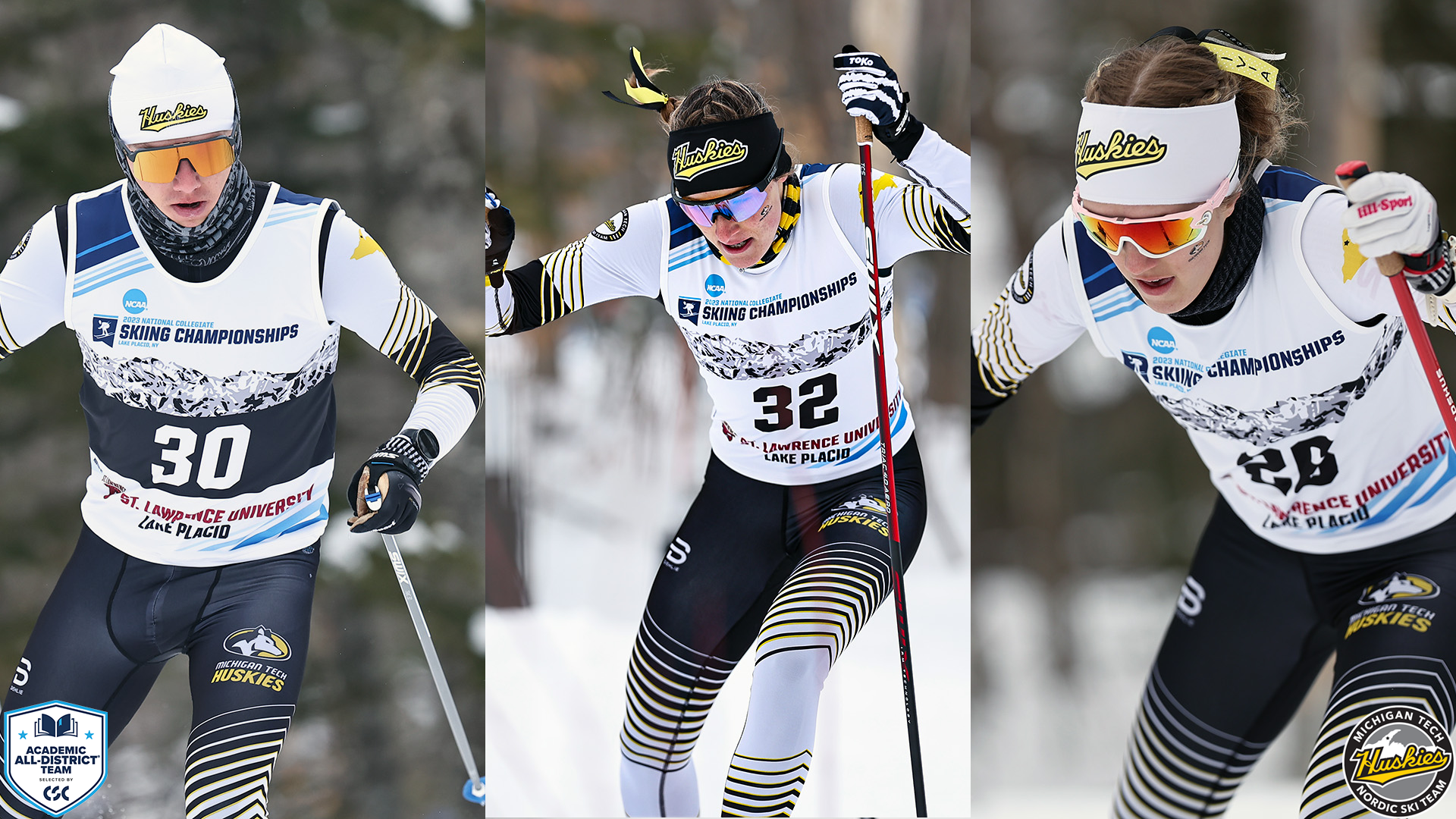 Nordic Trio Named to CSC At-Large Academic All-District Team