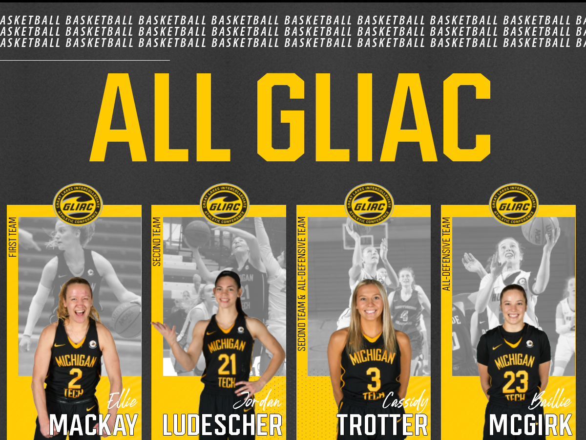 Four Huskies and Coach Hoyt recognized for All-GLIAC awards