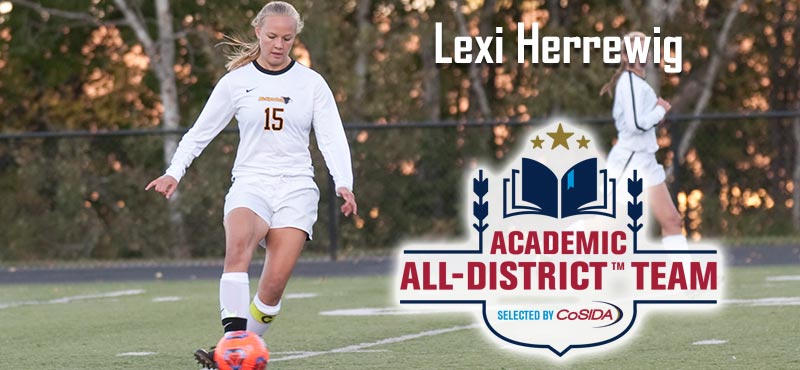 Herrewig Selected to Academic All-District Team