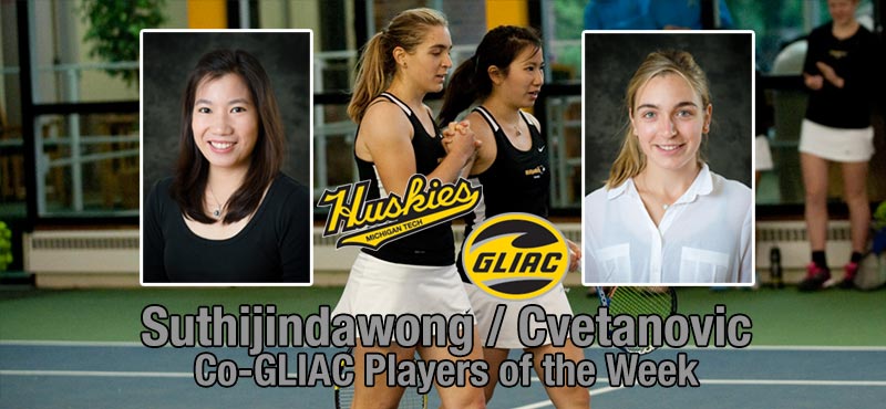Huskies Doubles Pair Named Co-GLIAC Players of the Week