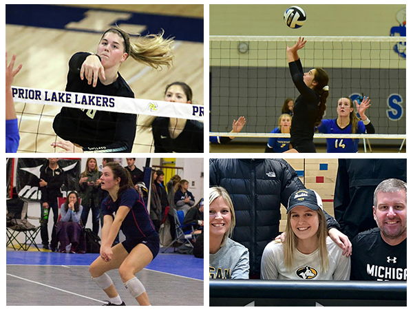 Volleyball Signs Sharkey, Grindland, Novotny and Petersen for 2018   