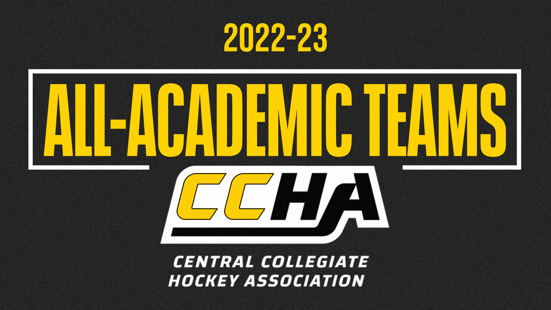 Huskies honored by CCHA for academics